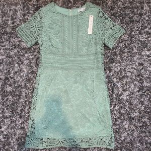 Sage/green lace dress